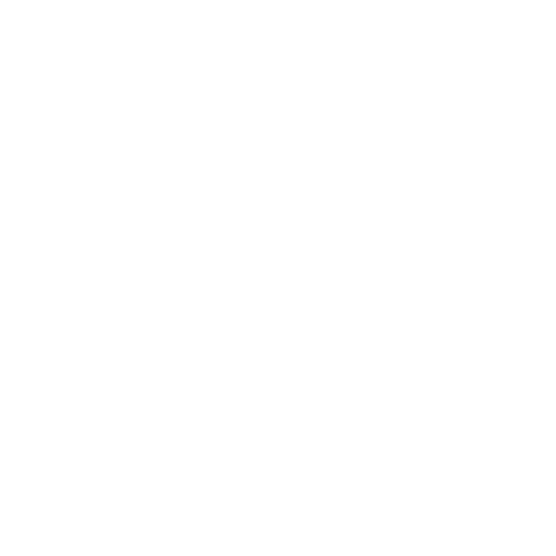 White icon of hands holding a book on a green background